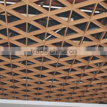 SGS Tested Roller Coated Aluminum Suspended Triangle Grid Ceiling Open Grid Ceiling photo-5