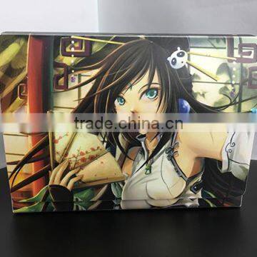 Magnetic dual Deck Box with CMYK printing for 160+ game card with sleeves