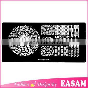 Metal Template Stamping Nail Art Plates,big image nail art stamper plate