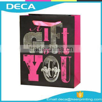 Custom Low Cost Gift Paper Bag Packaging Personalized Printed Paper Shopping Bags photo-3