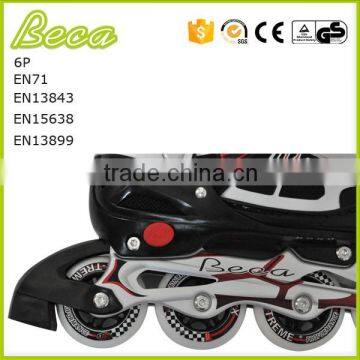 Foshan Manufacturer Wholesale 4 Colors PU Wheel Red Inline Skate Shoes With Flashing photo-5