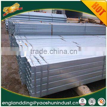 50*50mm galvanized square pipe & rectangular pipe