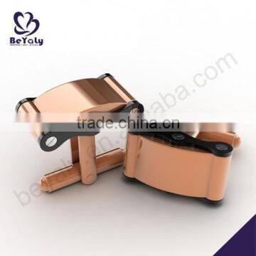 2015 new design wholesale brass suit shirt cufflinks