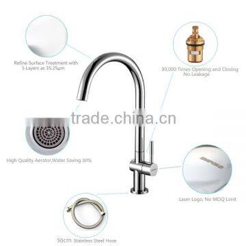 Promotion Single Handle Brass Cold Kitchen Faucet Cookhouse Water Taps SC551 photo-2