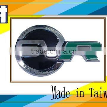 Fashionable Car Aluminum Sea Green Seashell Classical Brand Epoxy Sticker photo-4