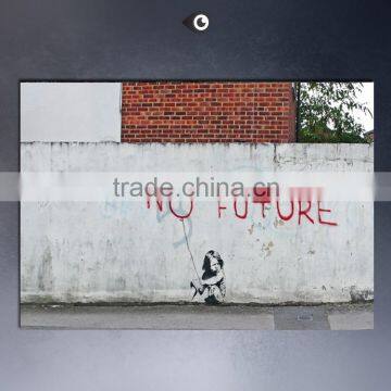 Banksy printed canvas
