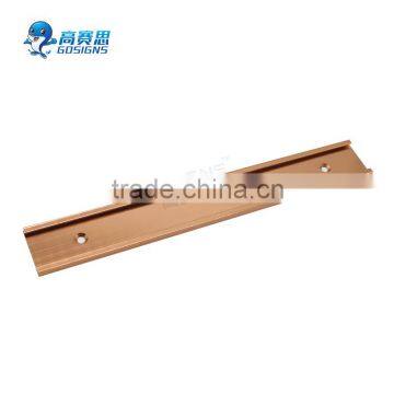 Wall anodized aluminium nameplate