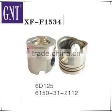 excavator engine piston for 6D125