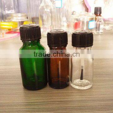 essential oil bottle with brush