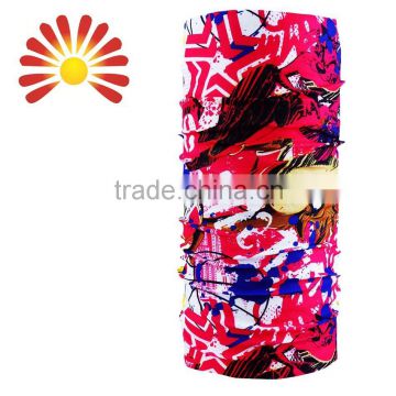 Professional Manufacturer 100% Polyester Microfiber Stretchy Custom Printed Multifunctional Seamless Tube Bandana