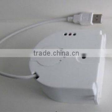 Retractable electric wire wall anti-theft alarm sensor