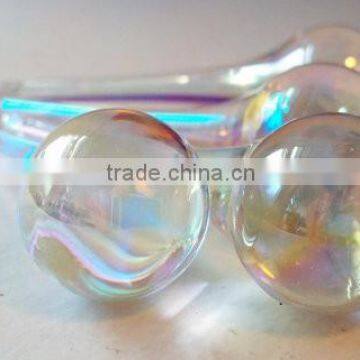 6.28 -11 12 Raindrop Chandelier Crystals AB 80mm Prisms Iridescent Aurora Borealis Rainbow Shabby Chic