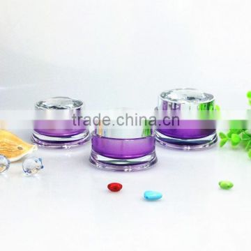 Purple luxury diamond cosmetic acrylic jars