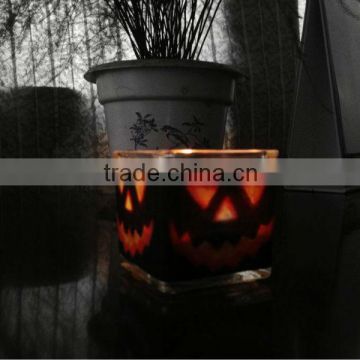 Halloween holiday candle jars