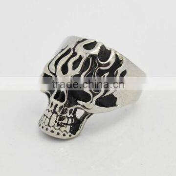 Fashion Jewelry Wholesale Men's Stainless Steel Skull Ring