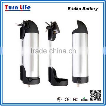 36V,10ah battery pack,lithium-ion batery pack with e-bike water tube case