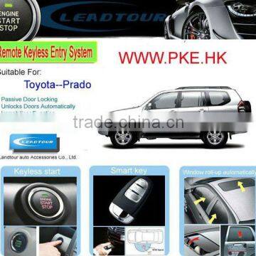 Car Push Engine Start/Stop Button System with Remote Control Keyless Entry Start for Toyota Prado