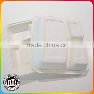 Disposable Compartment Bagasse Sugar Cane Biodegradable Food Tray