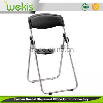 Artificial leather office chair without armrest for meeting room