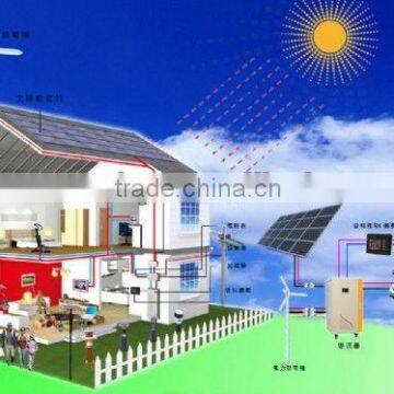 5000W hybrid solar wind system grid off