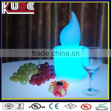 LED illuminous furniture coloful candle table decorations/hotel furniture decoration/decorative candle lighters