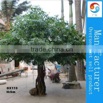2014 hot sale 5m galvanized bionic tree,camouflaged tree,artificial steel banyan tree for outdoor decoration