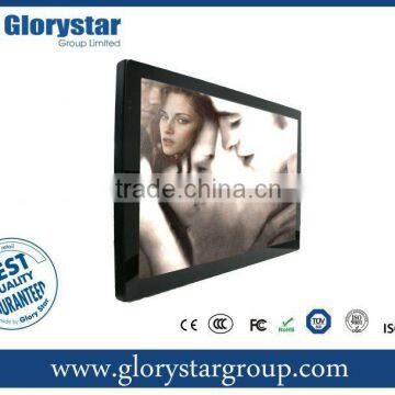 Wall mountable 22 inch touch screen advertising screen