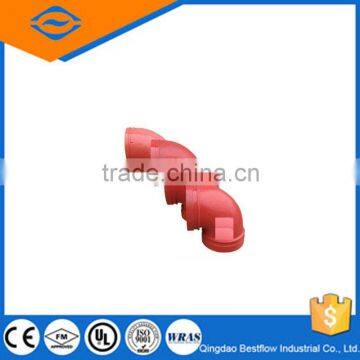 20% discounted ductile iron galvanized elbow /grooved 90 degree elbow