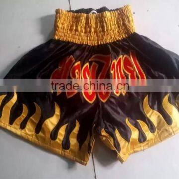 Thai Shorts Custom Made Polyester Satin Boxing Fight Shorts photo-3