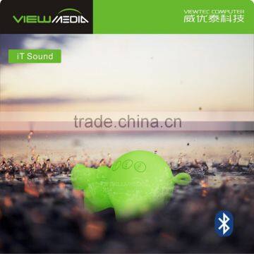 Viewmedia silicon shell waterproof dustproof cartoon  bluetooth speaker gift