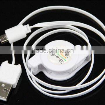 Hot Selling Micro 5pin Retractable Usb Cable High Speed and Quality