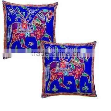 Wholesale lot !!! Indian Bohemian Ethnic Hand Embroidered Cushion covers