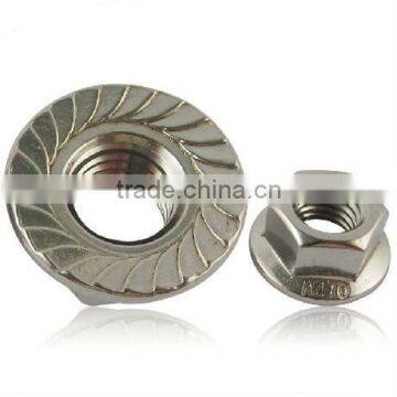 hot dip galvanized hex shoulder flange nut