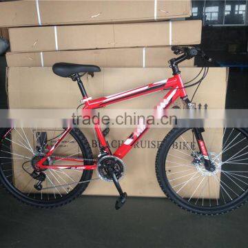 26 inch hi ten steel full suspension down hill mountain bikes