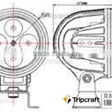 Wholesale 40W LED WORK LIGHT for Car Decoration Trucks Sale photo-2