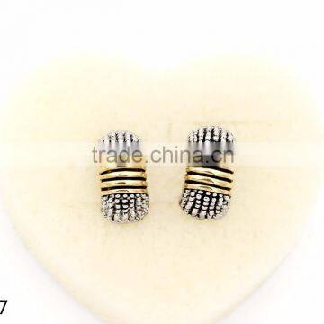 2016 Juyuan Double Color Plated Whole Sales Earrings