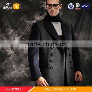 Fashion Winter Jackets for Men Brand Cashmere Wool Coat Double-breast Custom Made Cashmere Wool Coat photo-2