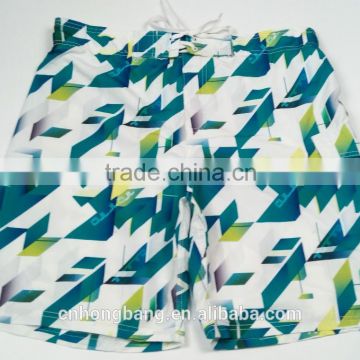 sport goods sexy men's boardshorts with 95% polyester 5% spandex fabric