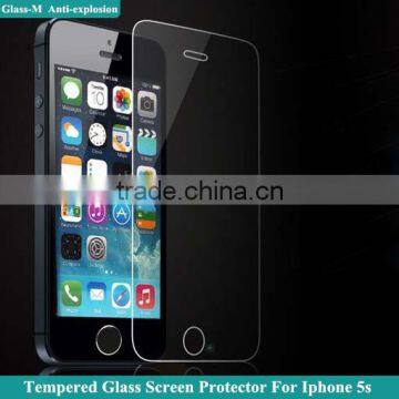 2014 Good Sale For Iphone 5G/C/S Cartoon Tempered Glass Screen Protector with design, Factory Prices