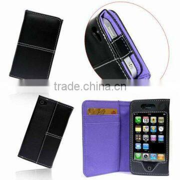 Designer Wallet for Iphone 4s Leather Case