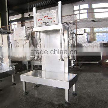 automatic double heads beer barrel asepsis filling washing machine