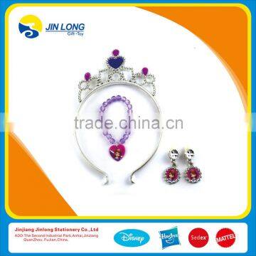 Tiara,Bracelet and earrings set for the girl