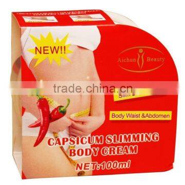 Aichun Beauty hot chili weight loss slimming cream 100g body slimming fat burning thin leg waist body massage cream