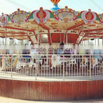 16 Merry go round , Luxurious merry go round for sale, monolayer Merry go round carousel for sale