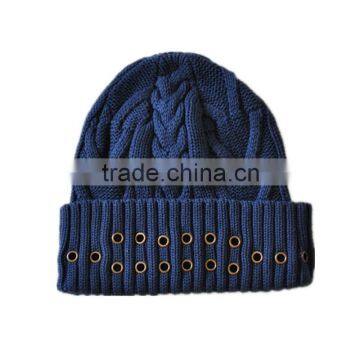Customized Plain Color no Cuff Polar Fleece and Acrylic Man Winter Cap photo-3