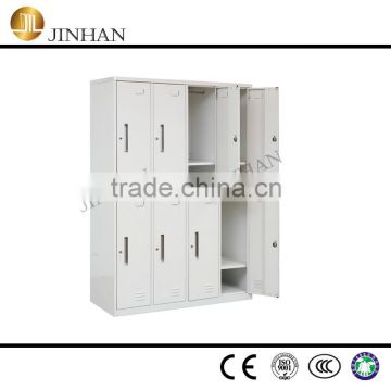 Guangzhou factory hot sale wardrobe cabinet steel four doors wardrobe for home bedroom