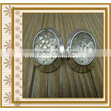 factory wholesale rhinestone button earrings