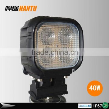 40W square led work light spot and flood 4" auto light hot selling led work lamp IP68 led headlight