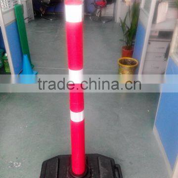 1320mm Round Top reflective road warning bollards