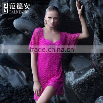 Balneaire Queen 2016 New Arrival Pink Sexy Beach Dress